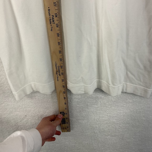 Stanford Shirt Polo Men's M White Short Sleeve Golf Embroidered Cutter Buck XL - Picture 4 of 8